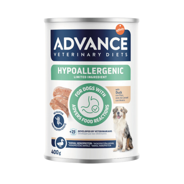 ADVANCE VETERINARY DIETS HYPOALLERGENIC PATO MEDIUM MAXI PERRO