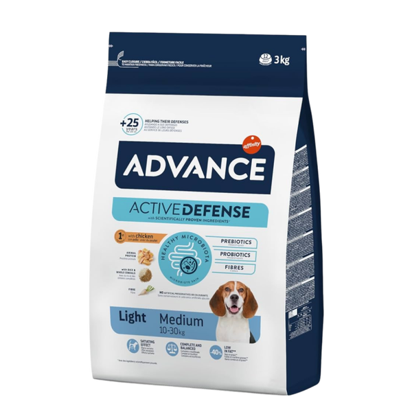 ADVANCE LIGHT MEDIUM PERRO ADULTO TAMAÑO MEDIANO
