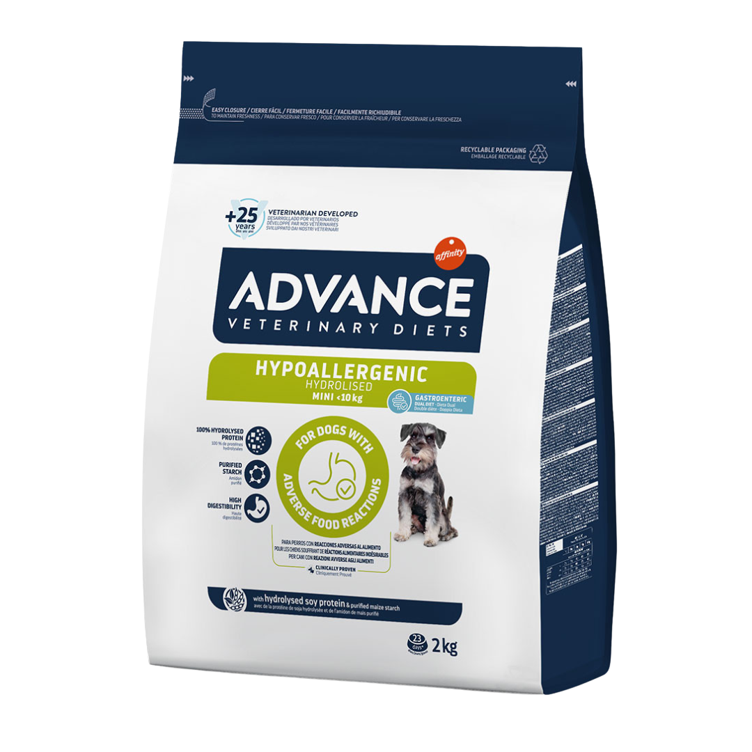 ADVANCE VETERINARY DIETS HIPOALERGÉNICO MINI PERRO ADULTO RAZA PEQUEÑA