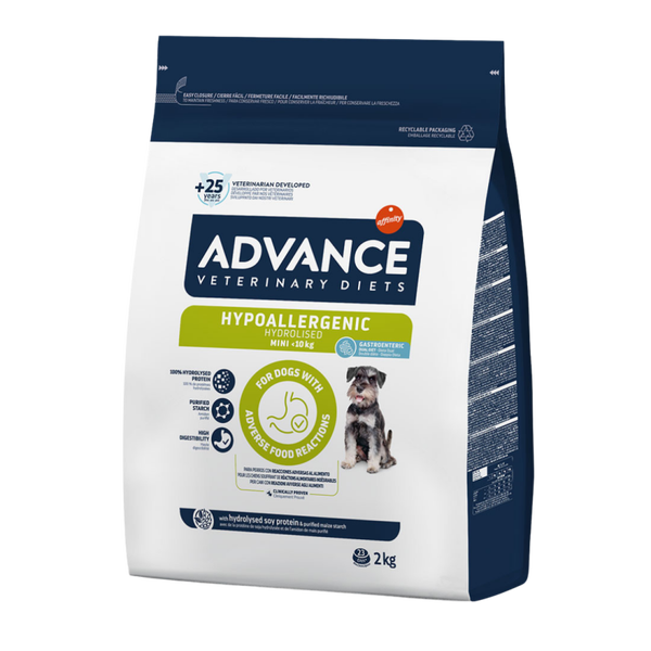 ADVANCE VETERINARY DIETS HIPOALERGÉNICO MINI PERRO ADULTO RAZA PEQUEÑA