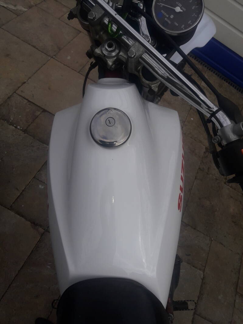 Suzuki SP370 tank