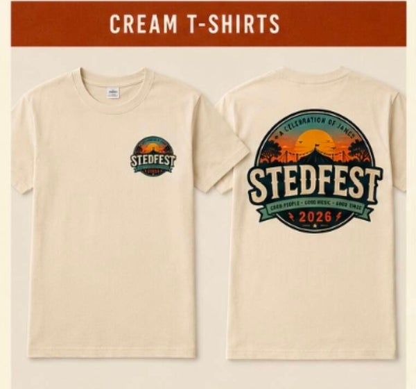 Cream 'Stedfest' T-Shirt