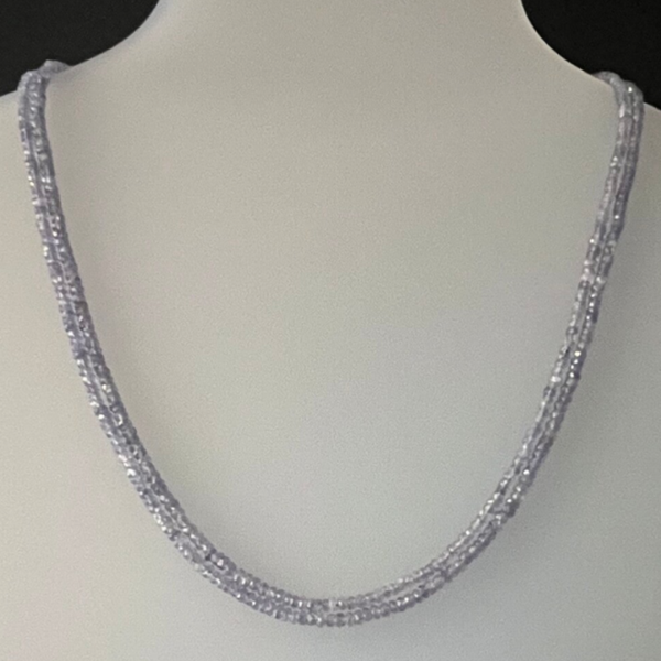 Collier Tanzanite dubbel