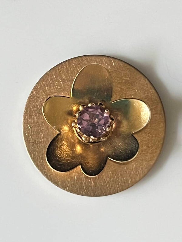 Kopje met fantasie zetting en amethyst ES