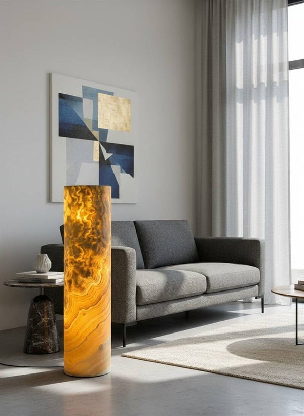 Lampe onyx taille moyenne