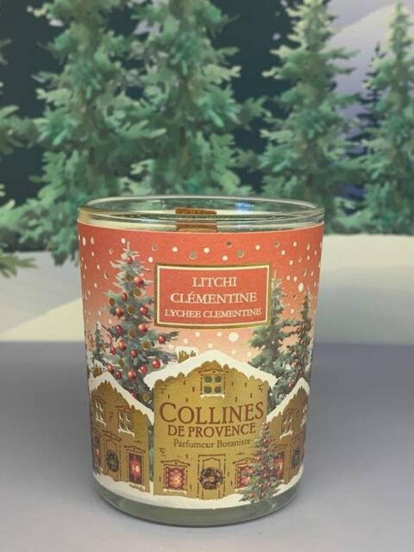 Bougie parfumée litchi/clémentine 75gr