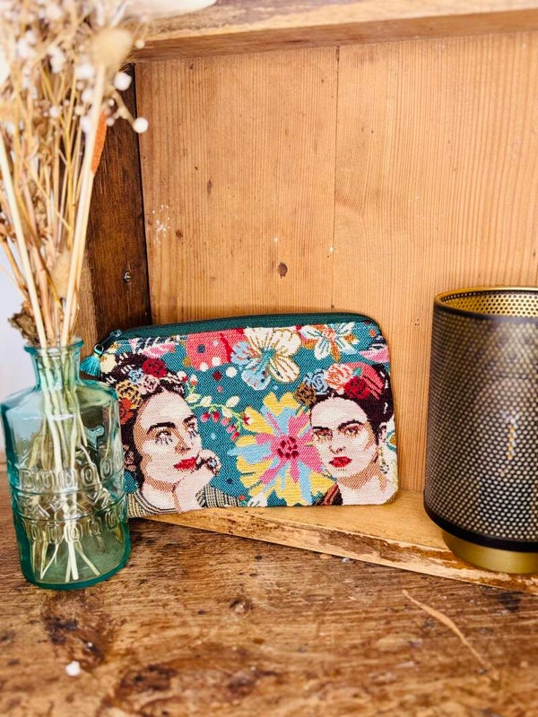 Trousse en jacquard - Frida Kahlo