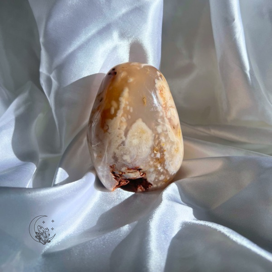 Agate Fleur de Cerisier Forme libre