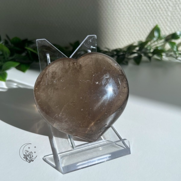 Coeur Quartz fumé ( Piece unique)