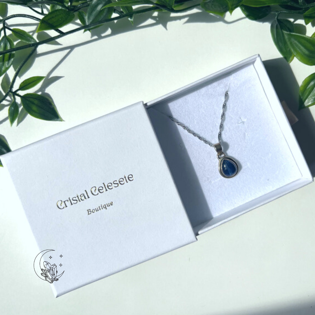 Pendentif en Cyanite & Argent 925