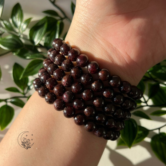 Bracelet Grenat 8 mm