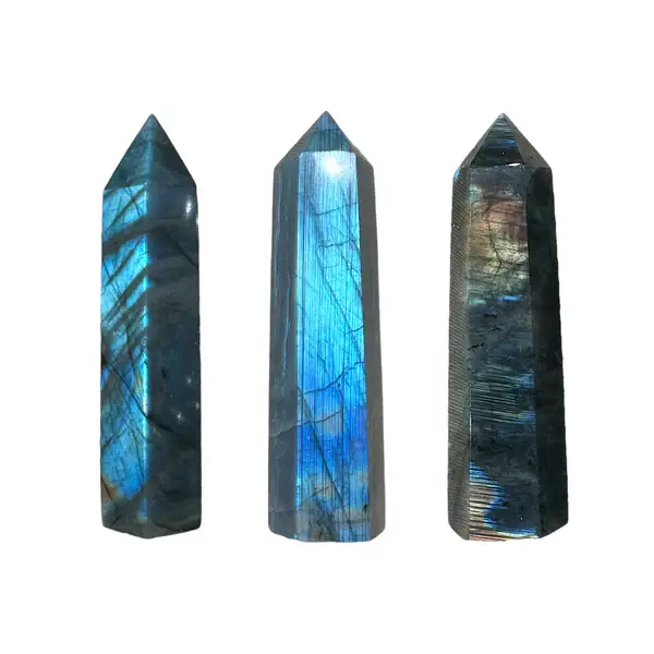 Pointe en Labradorite 6.5cm
