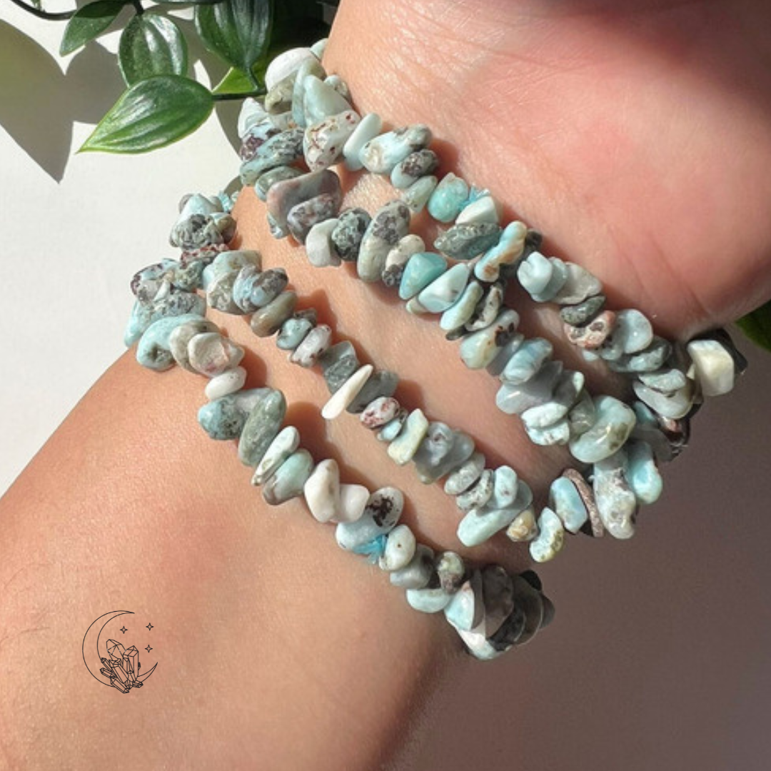 Bracelet baroque Larimar