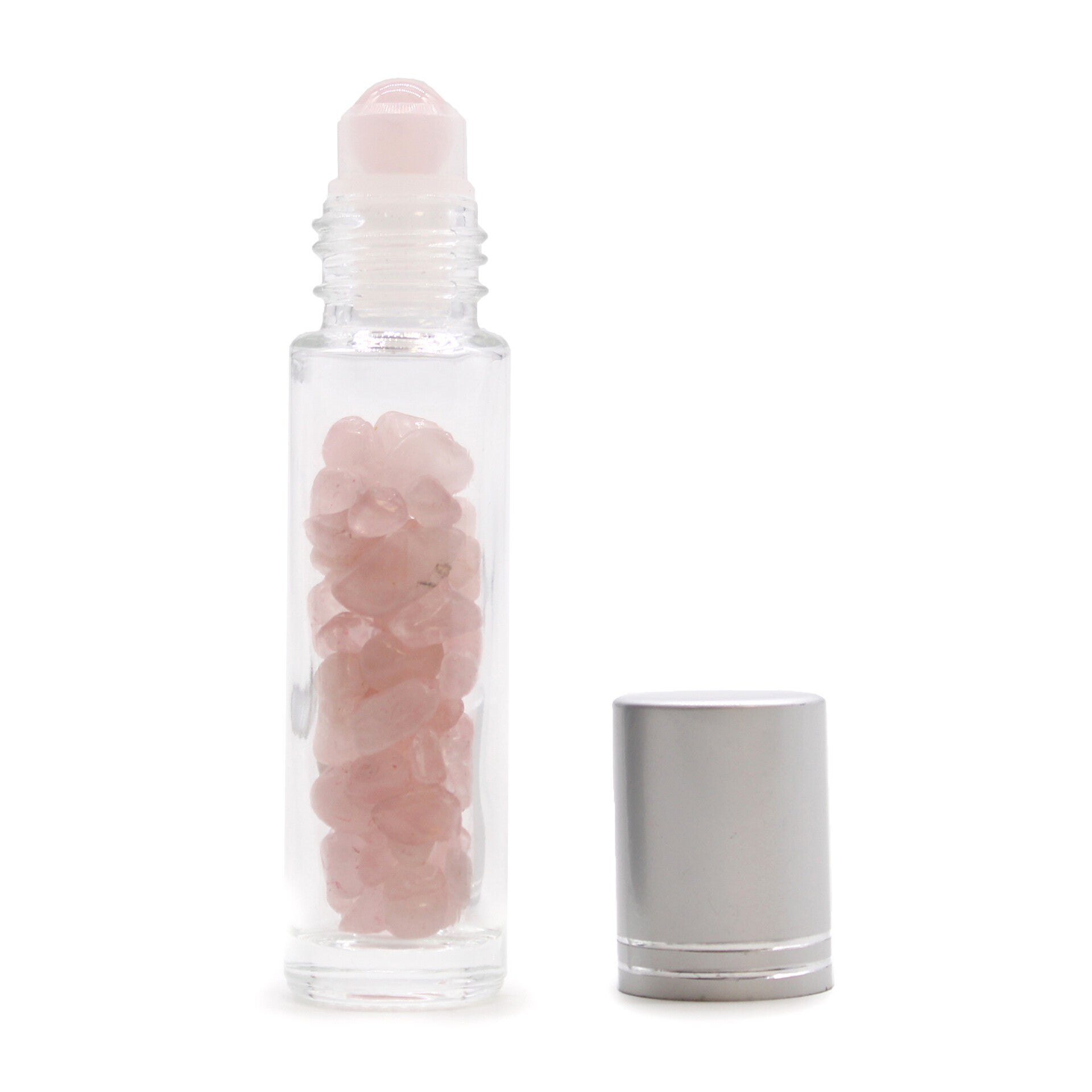 Roll-on en pierres naturelle  - Quartz rose