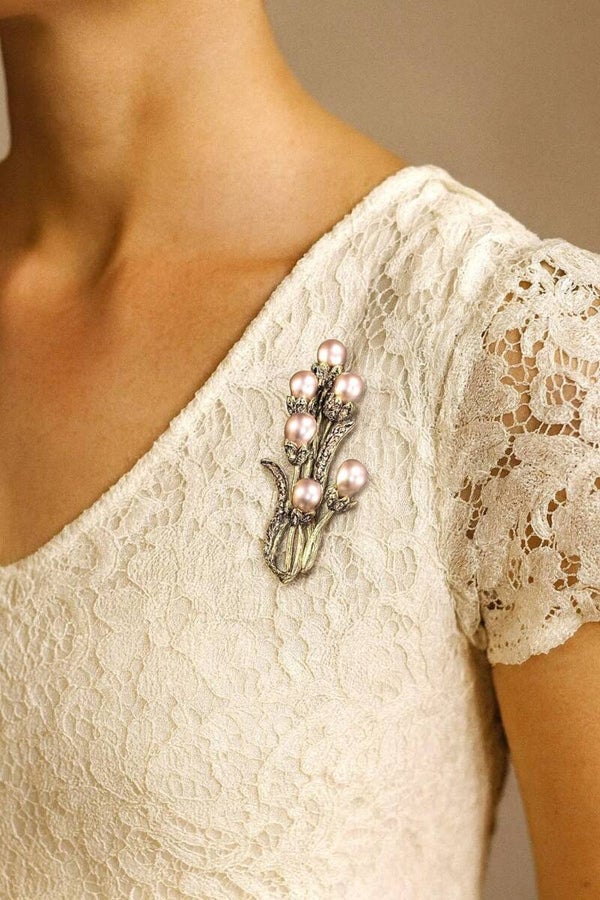 Baroque-Victorian inspired brooch