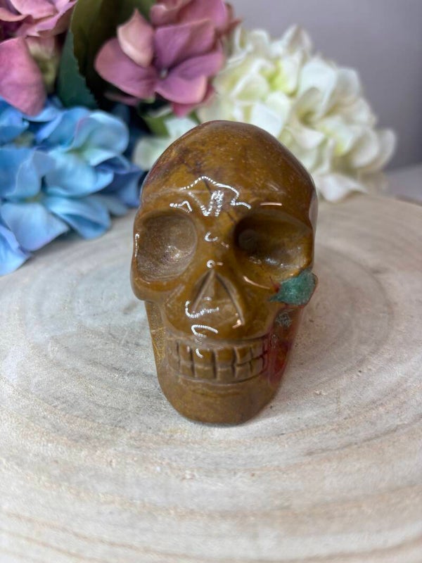 Oceaan jaspis skull 5