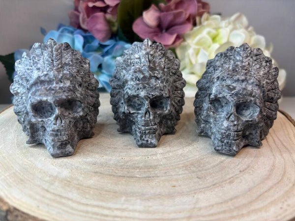 Yooperlite Indian skull
