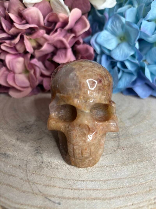 Garden Quartz skull
