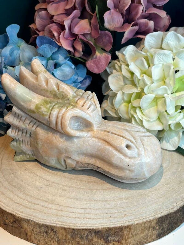 Serpentijn calciet draak nr 4