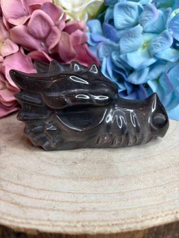 Zilver Obsidiaan draak