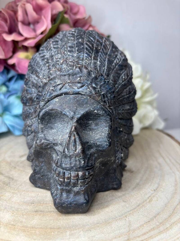 Yooperlite indiaan skull 1