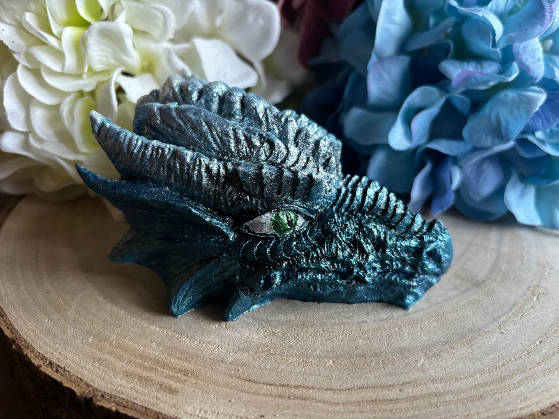 Orgonite draak met Apatiet