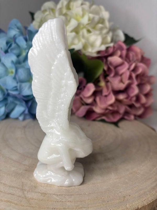 Chinees Jade gehurkte engel