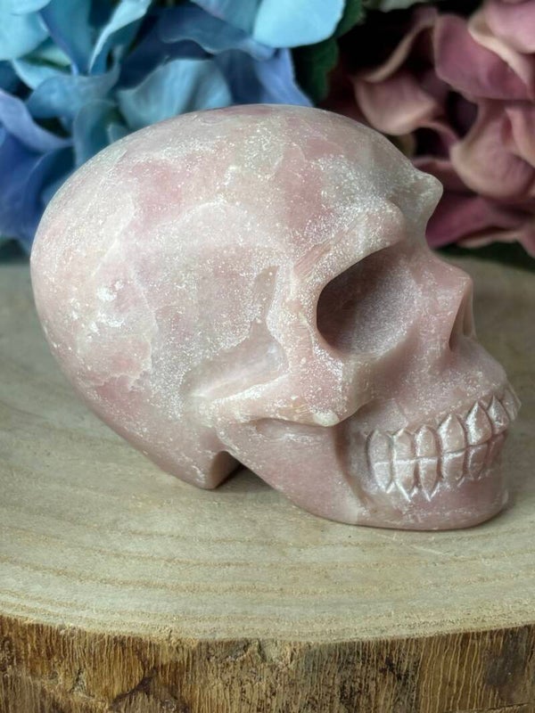 Chinees roze marmer skull