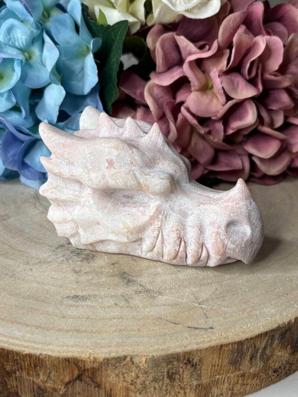 Chinees roze marmer draak