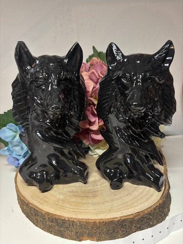 Zwart chinees Jade wolf