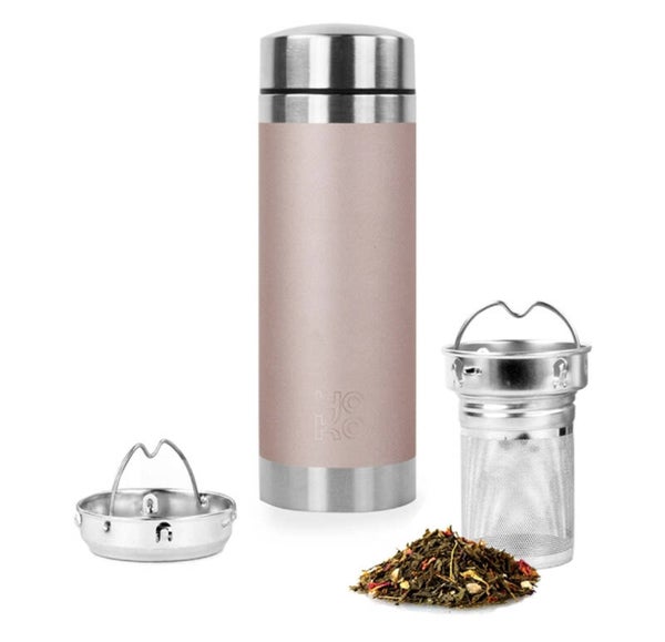 Geïsoleerde theepotten goud roze 350 ml