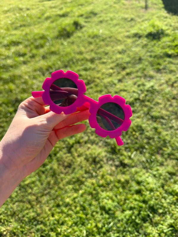 Bright Pink flower Sunnies