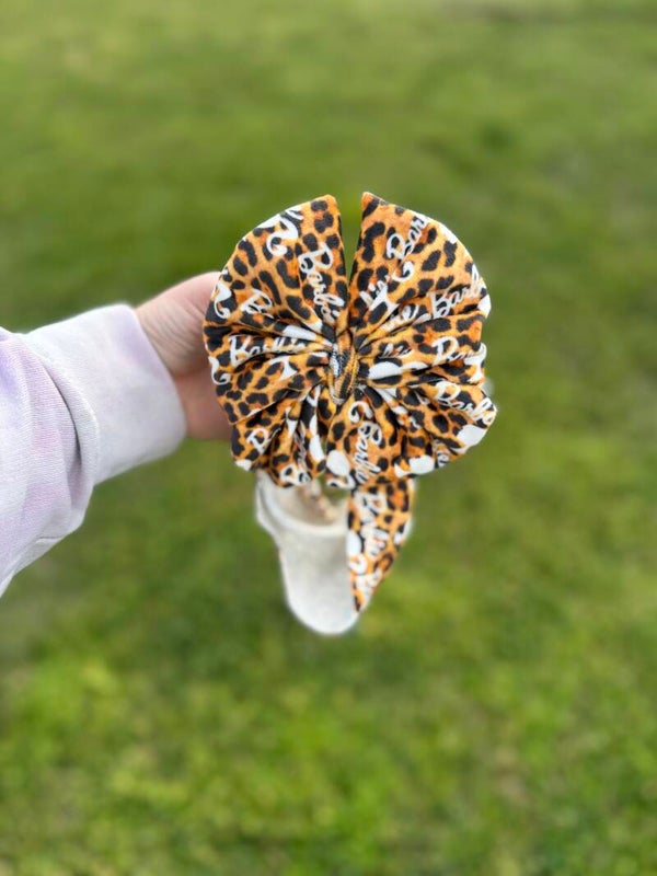 6-12 month cheetah Barbie Messy Wrap