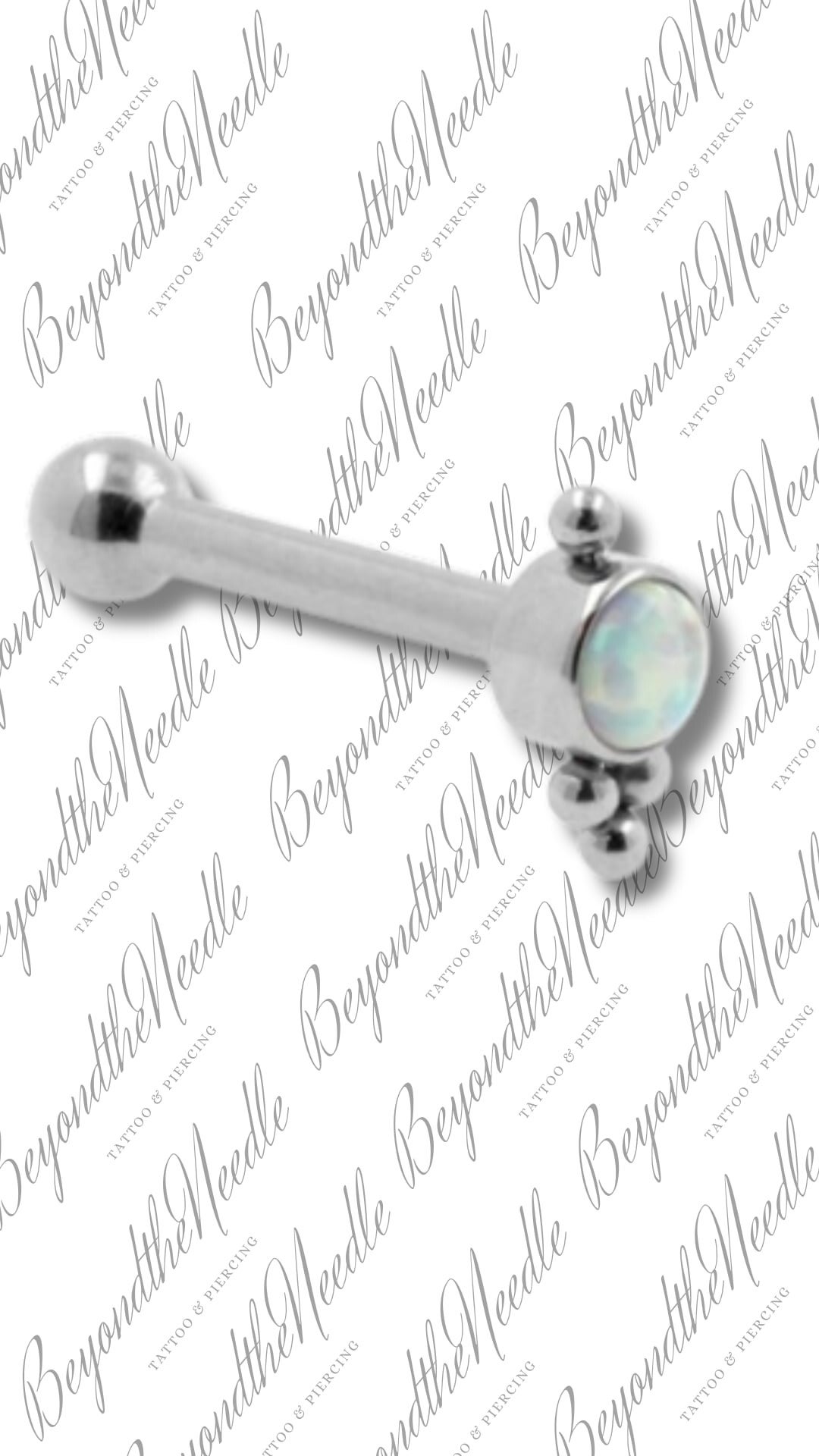 Cluster barbell Opaal >> Titanium