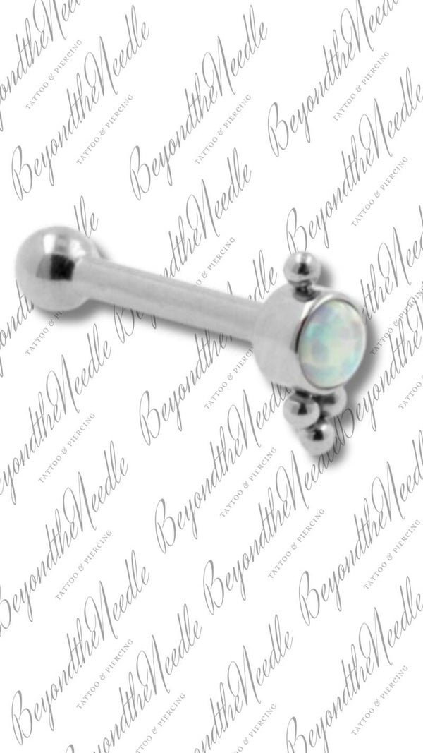 Cluster barbell Opaal >> Titanium