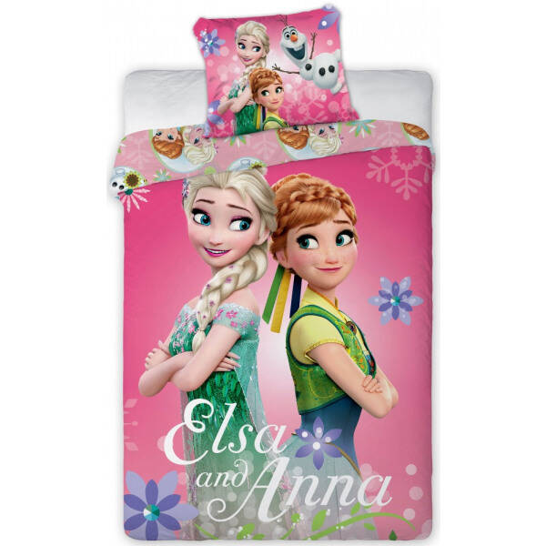 Disney Frozen Baby Dekbedovertrek Friendship - 100 x 135 cm - Katoen