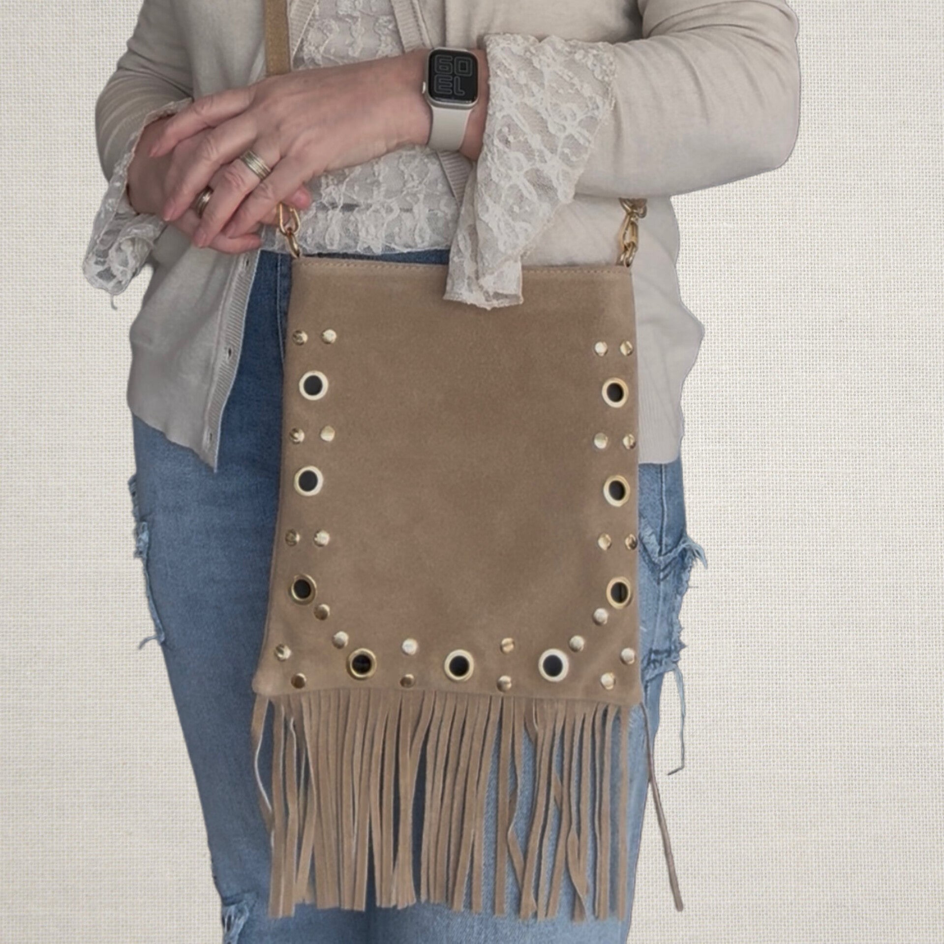 Suede tas Saar