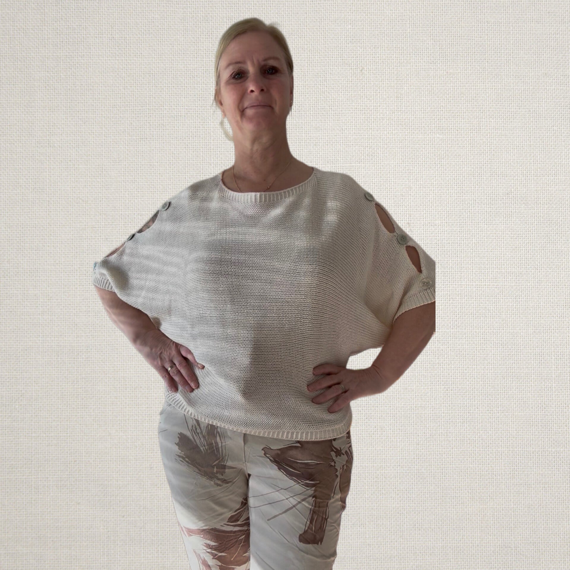 Trui Door offwhite