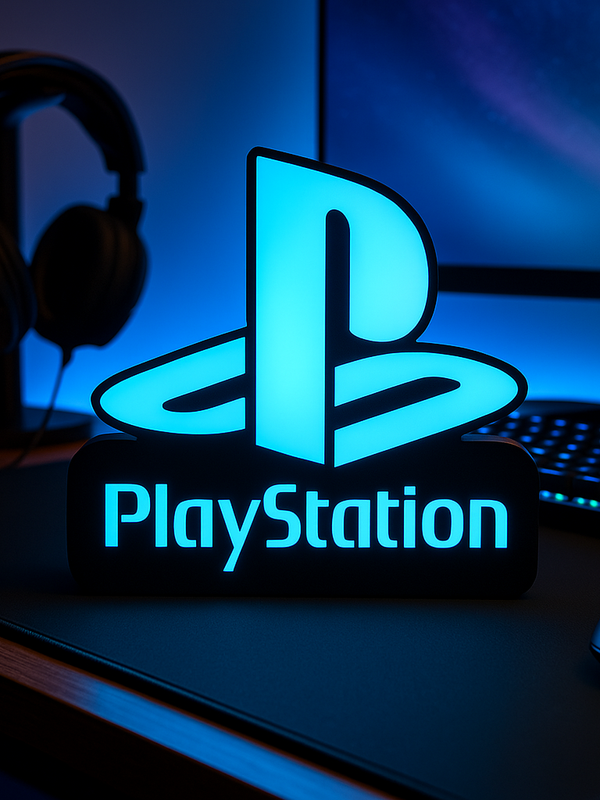 Pantalla luz logo PlayStation
