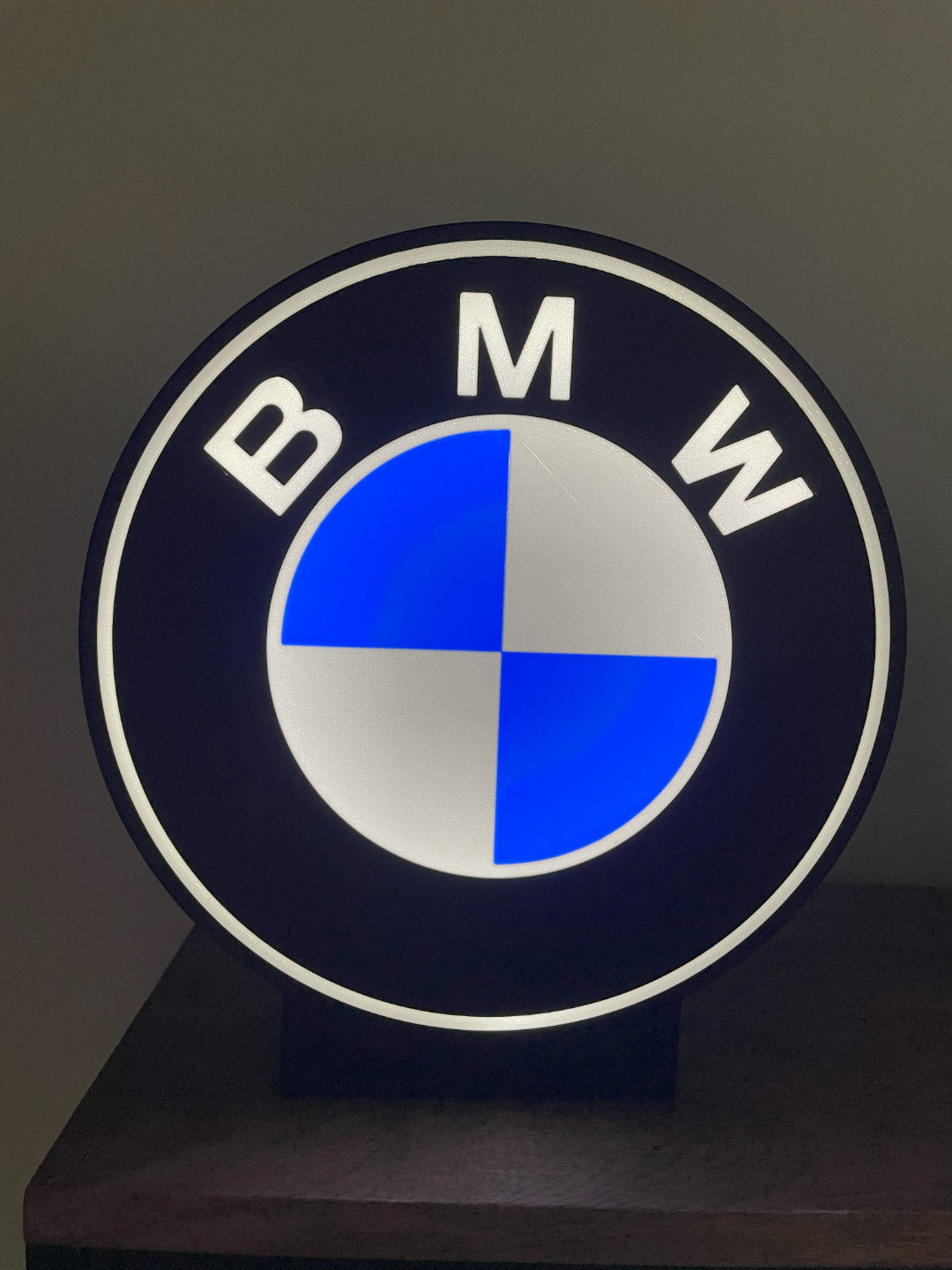 Pantalla luz logo BMW
