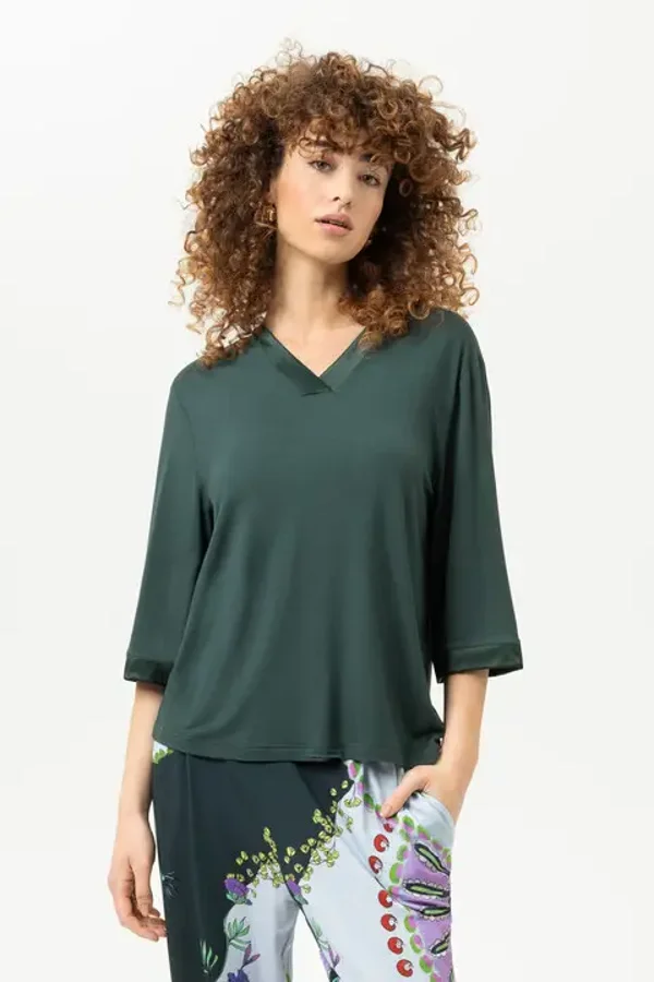 T-shirt met 3/4 mouw Serie Pure Chic Kleur Mystic Jade 1210135 MEY
