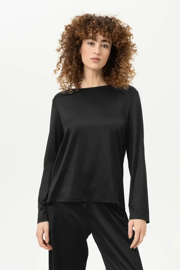 Shirt met lange mouwen Serie Pure Shine Kleur Zwart MEY
