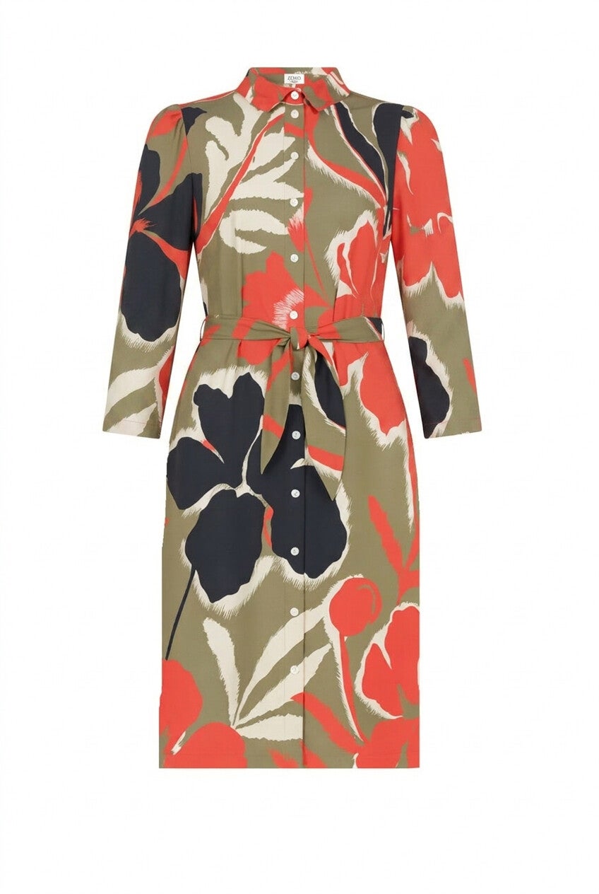 Jurk PHILIPPA sage/coral ZOSO
