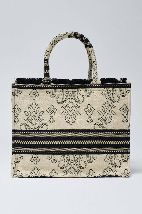 TOTEBAG WITH JACQUARD EMBROIDERY SALSA JEANS Ref: 21009211110
