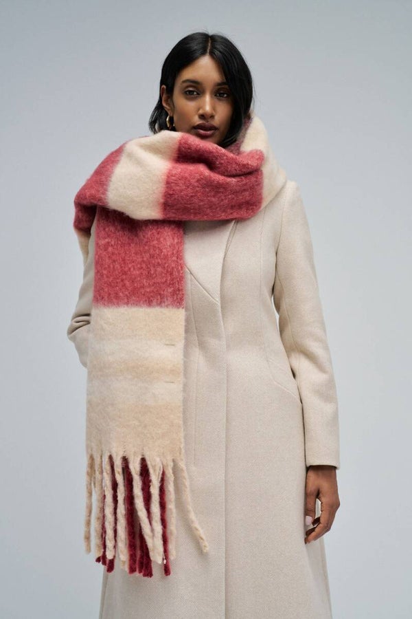 SCARF WITH CHECK PATTERN 21010057731 SALSA JEANS