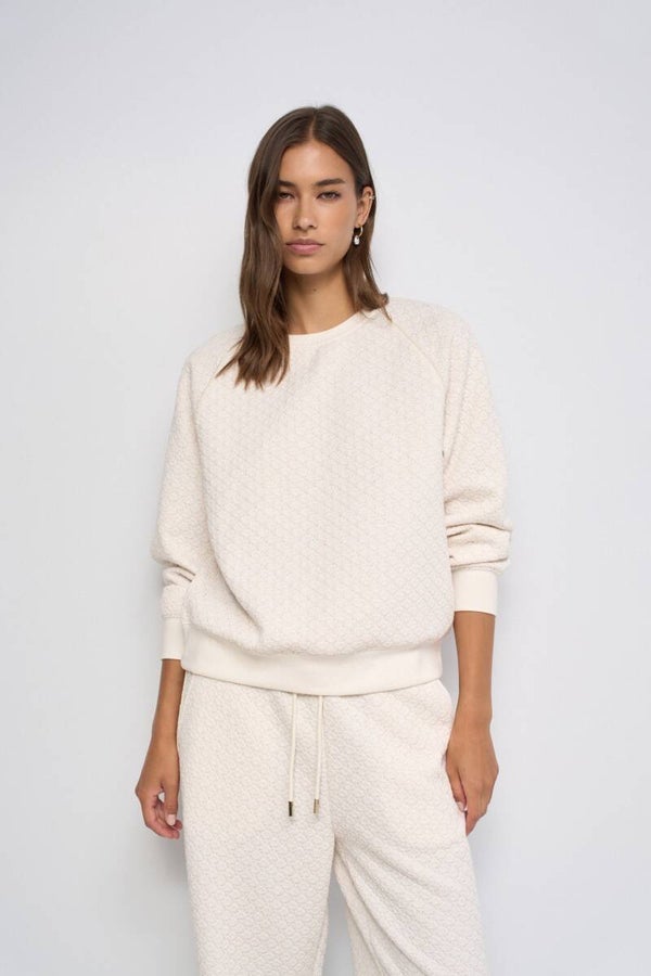 JACQUARD AND LUREX SWEATSHIRT 21011682110 SALSA JEANS