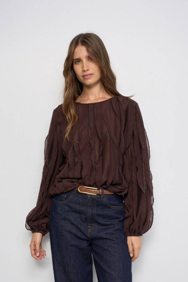 RUFFLED BLOUSE 21010496931 SALSA JEANS