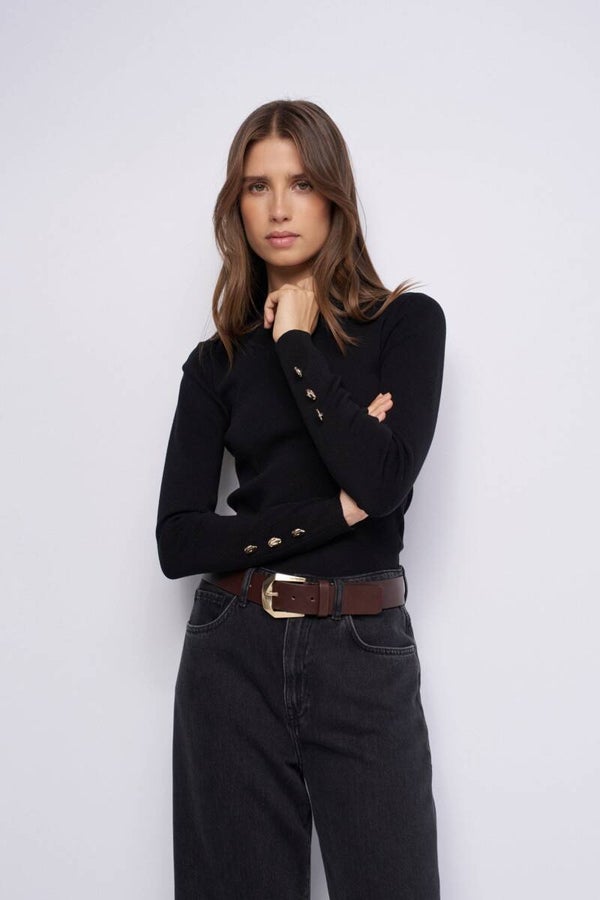 ROLL-NECK KNITTED JUMPER 21011749000 SALSA JEANS