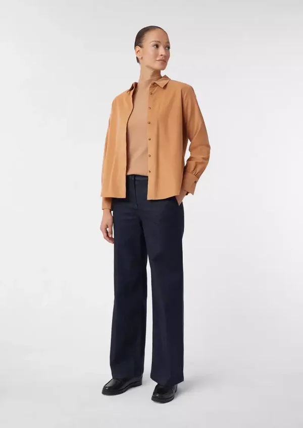 Fine corduroy shirt blouse 2170937 COMMA