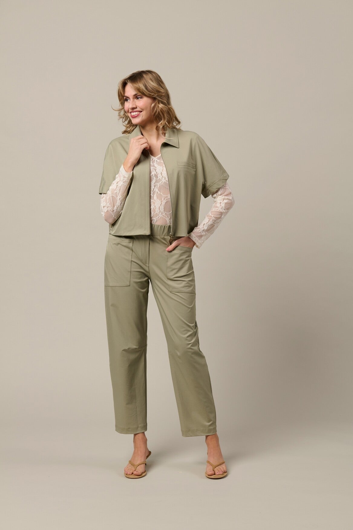 Vest PEIKE travel Khaki &Co woman